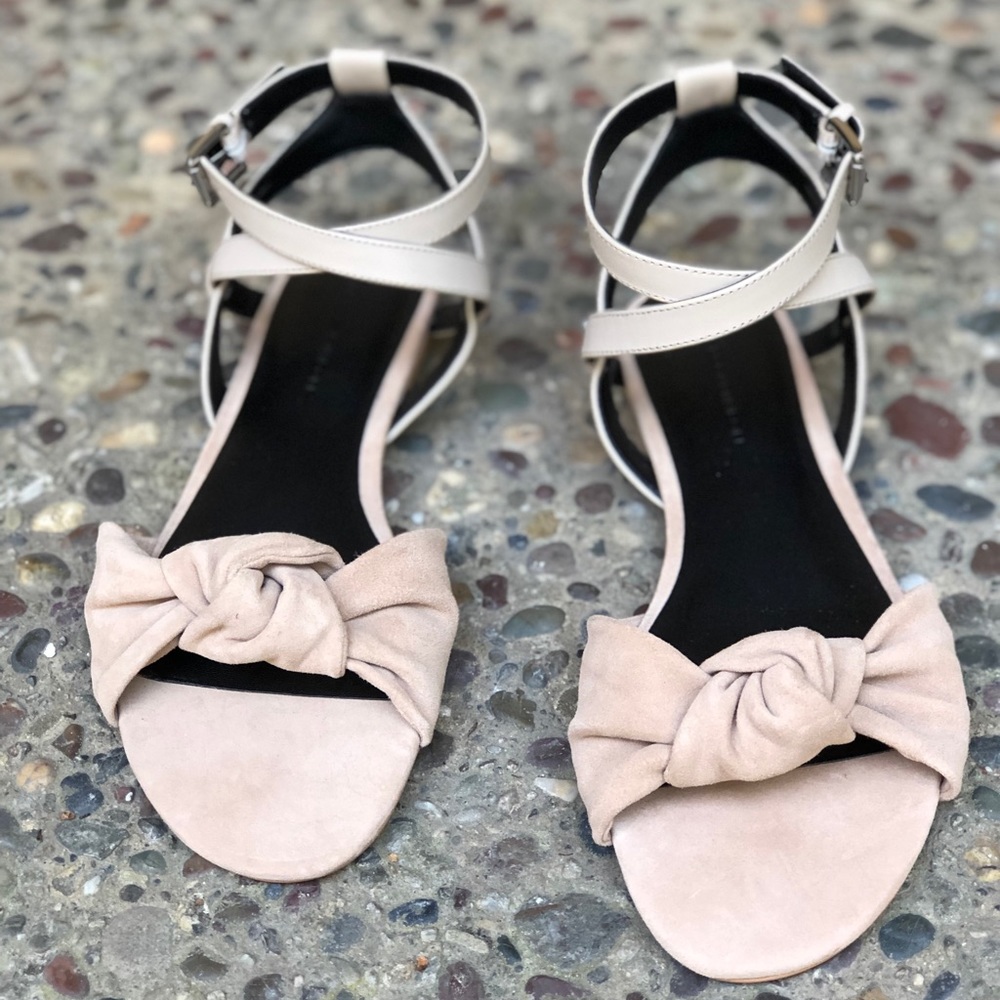 Rebecca Minkoff flat sandals with ankle straps